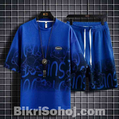 High Quality T-shirt & Half Pant Set Color